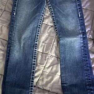 True Religion Blue Straight Leg Jeans
